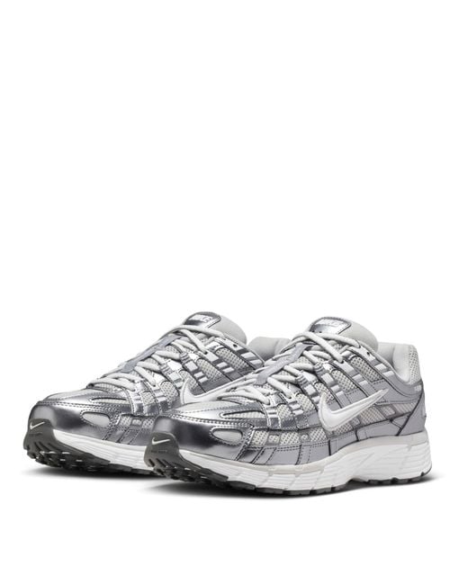 Nike Gray P-6000 Shoes