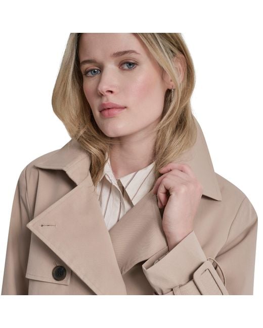 DKNY Natural Trench Coat