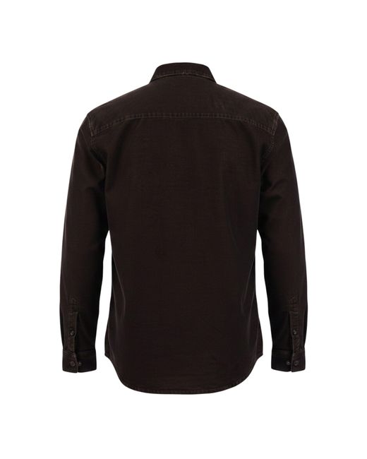 DIESEL Black D-Simply Overshirt for men