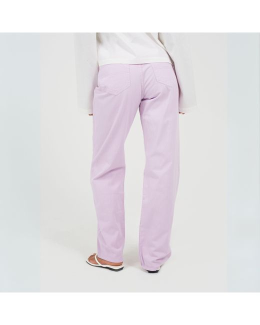 Brave Soul Purple Para Straight Leg Jeans