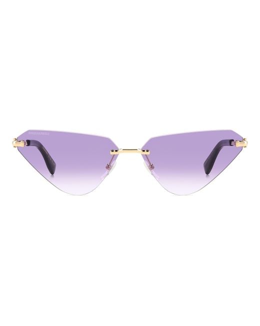 DSquared² Multicolor Cat Eye Round Sunglasses
