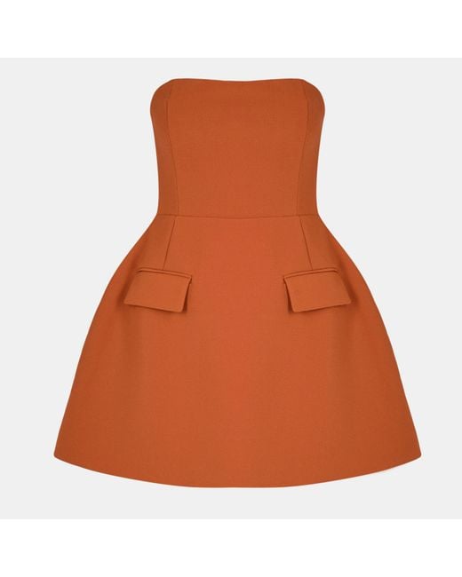 Odd Muse Orange The Ultimate Muse Strapless Dress
