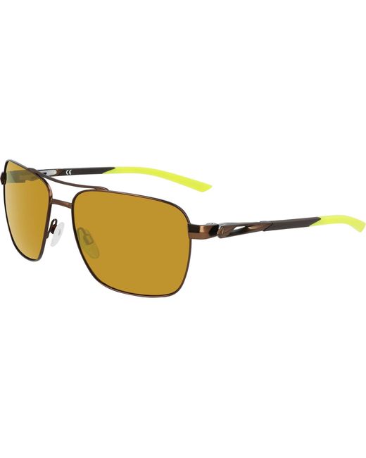 Nike Yellow Club Premier Retro Sunglasses