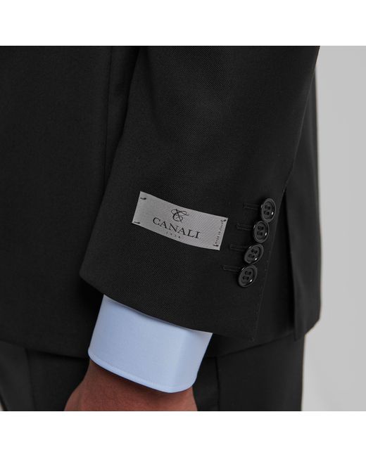 Canali Black Milano Two Piece Suit for men