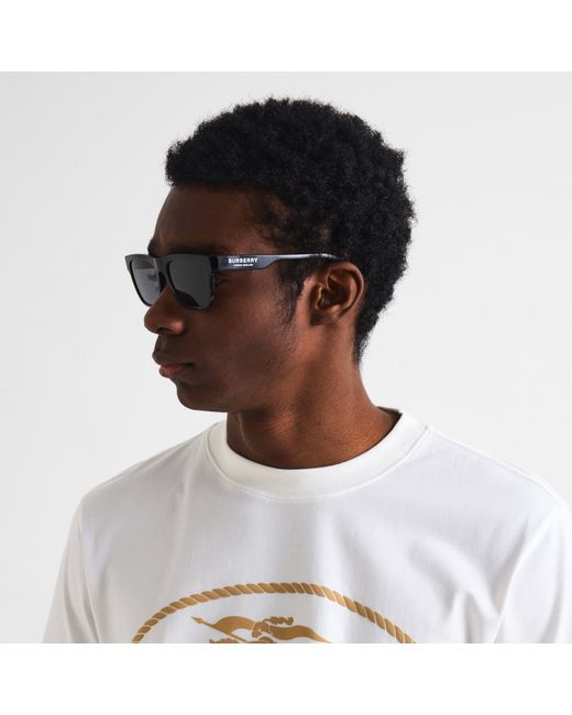 Burberry Black 0Be4293 Wayfarer Sunglasses for men