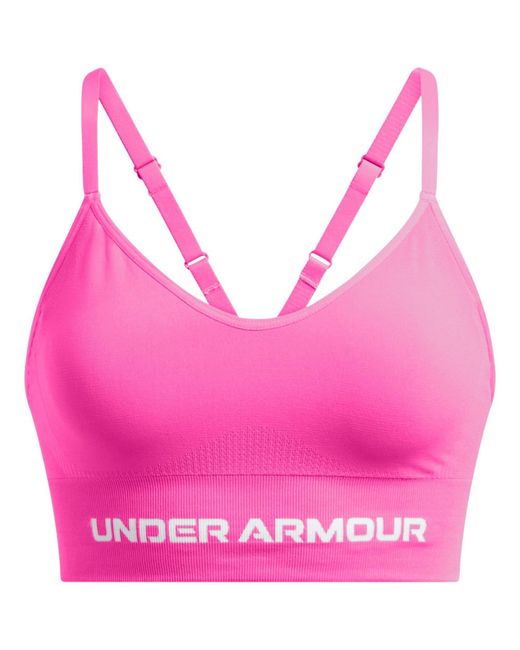 Under Armour Pink Vanish Seamless Low Impact Sports Bra