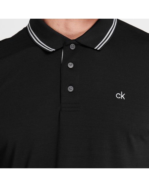 Calvin Klein Black Broadway Polo for men