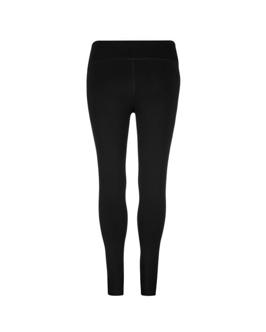 DKNY Black High Waisted Logo Sports Leggings