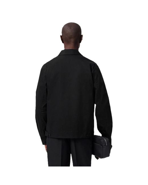 Lacoste Black Shorts Bomber Jacket for men