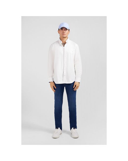 Eden Park White Cotton Shirt for men