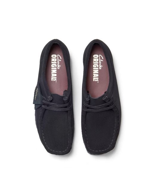 Clarks Black Wallabee Shoes for men