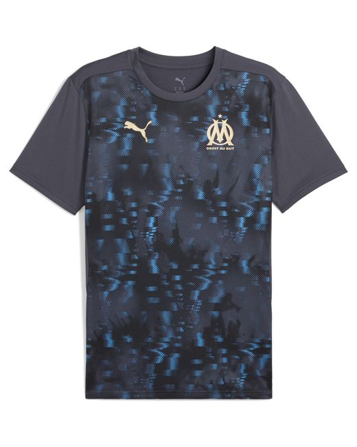 PUMA Blue Olympique De Marseille Pre Match Shirt Adults for men