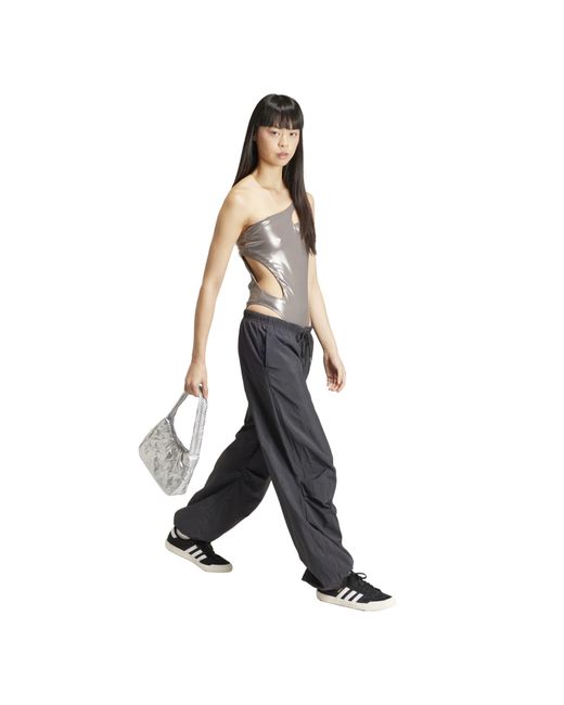 Adidas Originals Gray One Piece Swimsuit