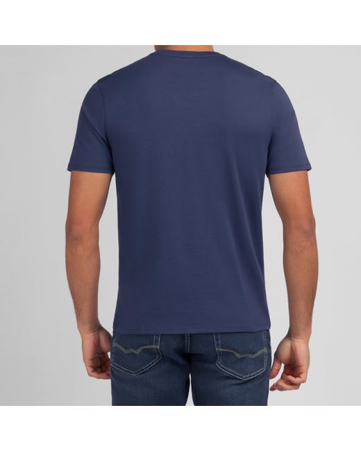 Eden Park Blue Short-Sleeved T-Shirt for men