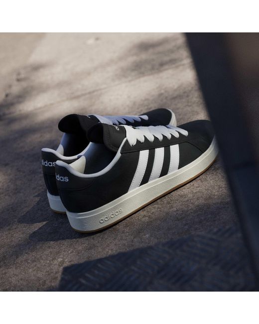 Adidas Blue Adiads Grand Court Base 00S Shoes for men