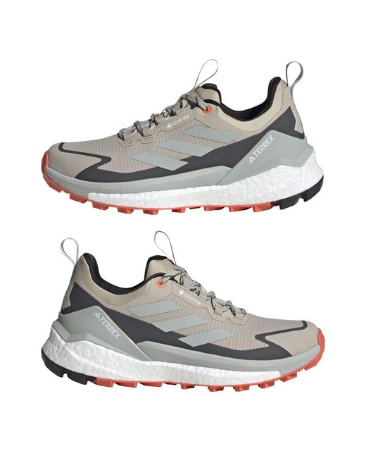 Adidas Gray Terrex Free Hiker Low Non Waterproof Hiking Shoes