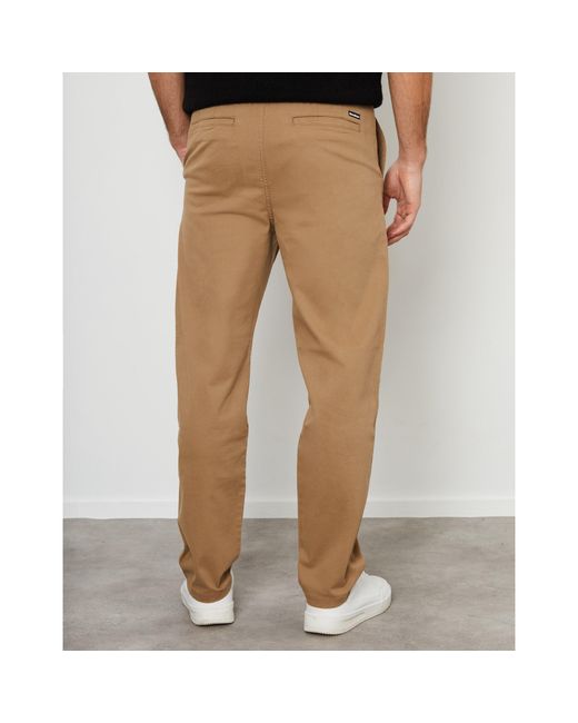 Threadbare Natural Fog Tailored Fit Chinos for men