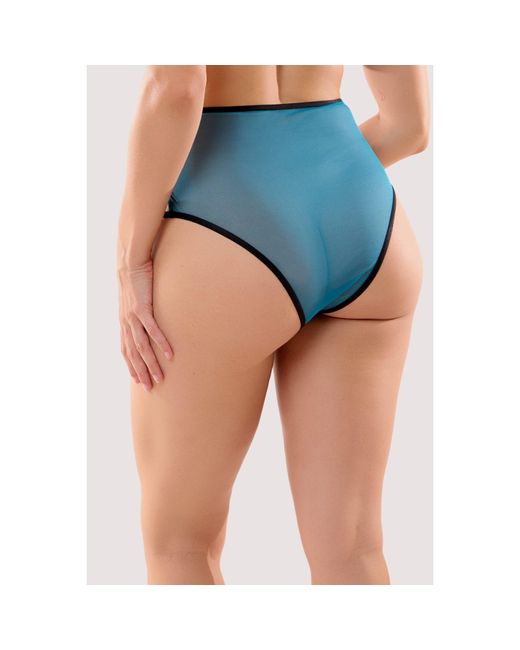 Playful Promises Gray Dakota Snake Embroidery High Waist Bri
