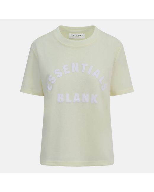 Blank Essentials Green Blank Arched Print Puff T-Shirt Ladies
