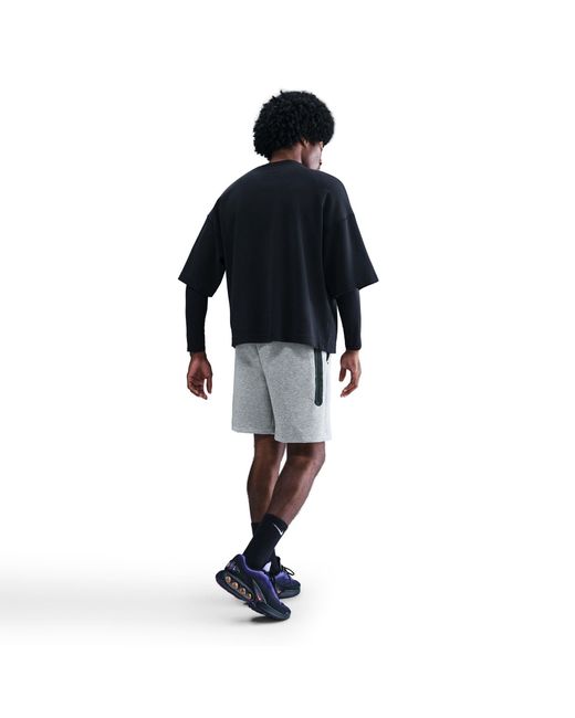 Nike Black Sportswear Tech Fleece Shorts for men