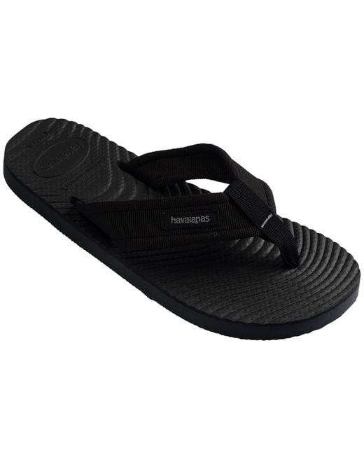 Havaianas Black Surfer Coast Flip Flops for men