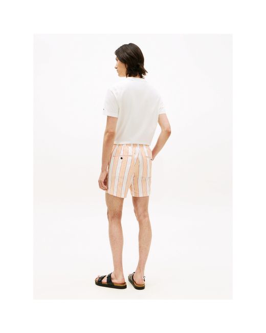 Tommy Hilfiger Pink Woven Tracksuit Shorts for men