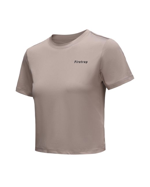 Firetrap Gray Cropped Tee