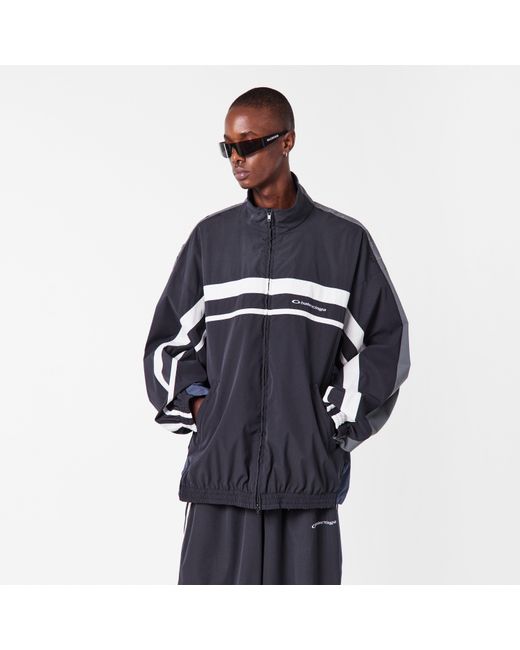Balenciaga Blue Technical Fabric Tracksuit Top for men