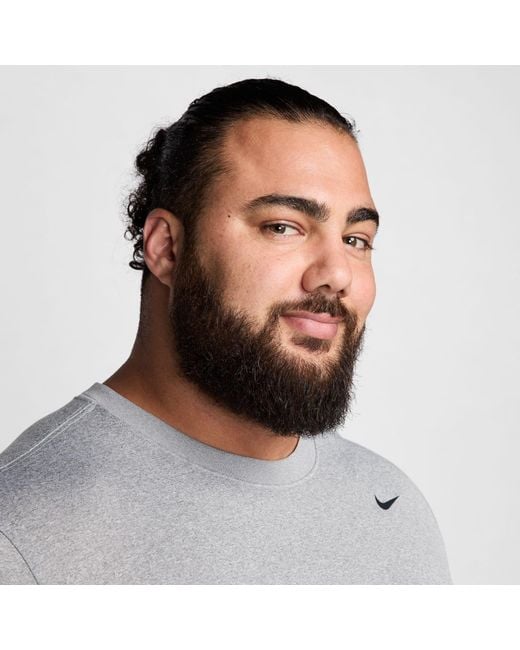 Nike Gray Legend Long Sleeve T-Shirt for men