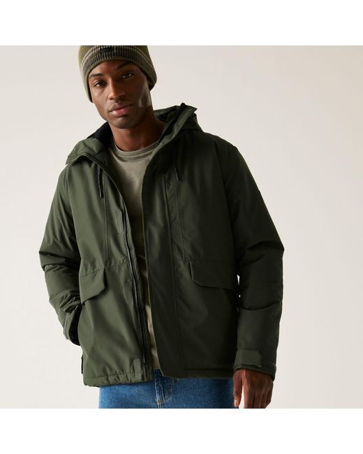 Regatta Green Sterlings Waterproof Insulated Jacket for men