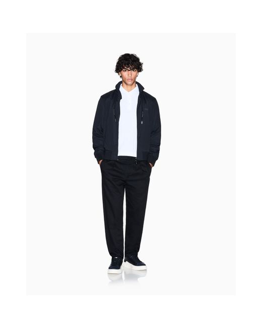 ARMANI EXCHANGE Blue Blouson Jacket for men