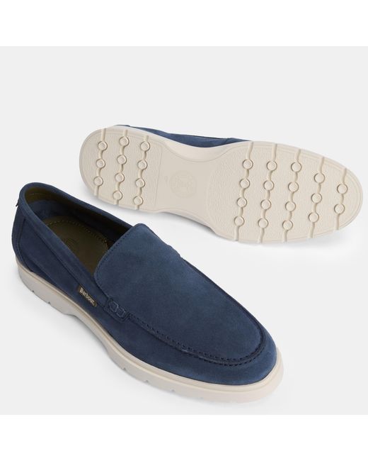 Barbour Blue Carty Loafers for men