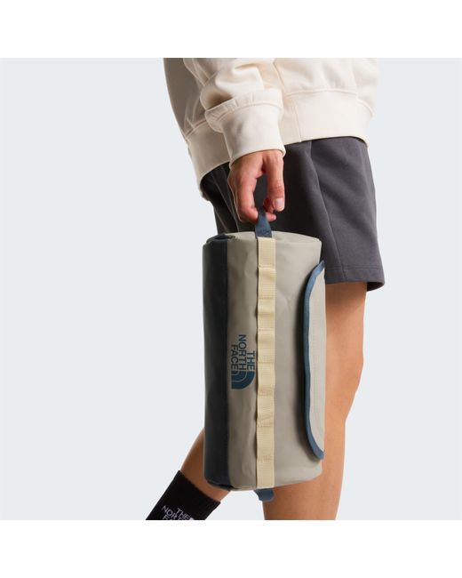 The North Face Gray Base Camp Travel Canister Wash Bag for men