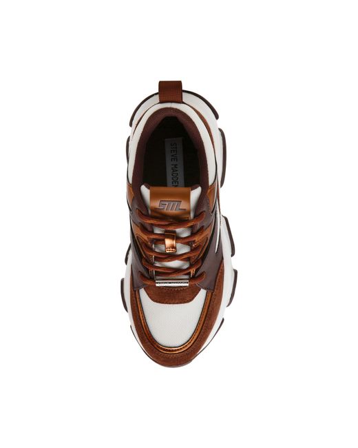 Steve Madden Brown Madden Progressive T