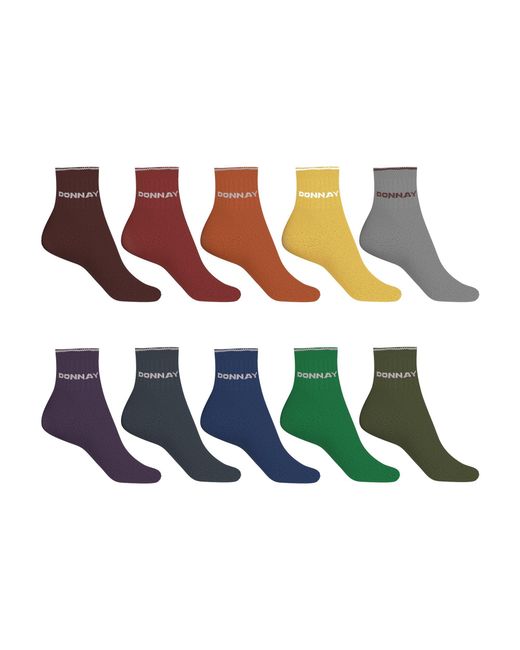 Donnay White 10 Pack Quarter Socks