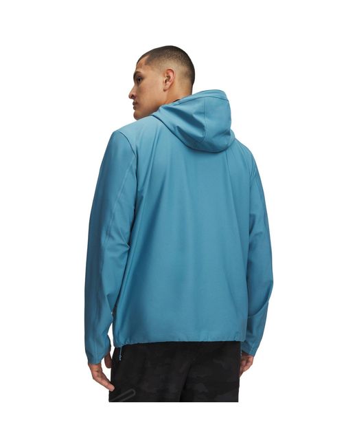 Under Armour Blue Unstoppable Woven Performance Training Jacket for men