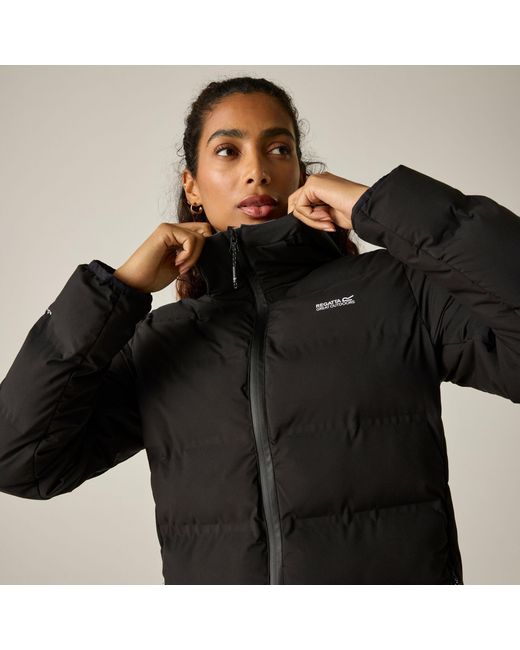 Regatta Black Altoro Thermal Longline Jacket