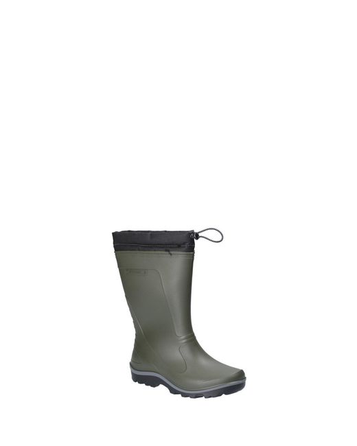 Cotswold Gray Minchinhampton Lined Wellington Boot