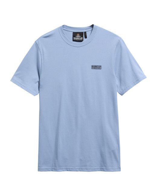 Barbour Blue Small Logo T-Shirt for men