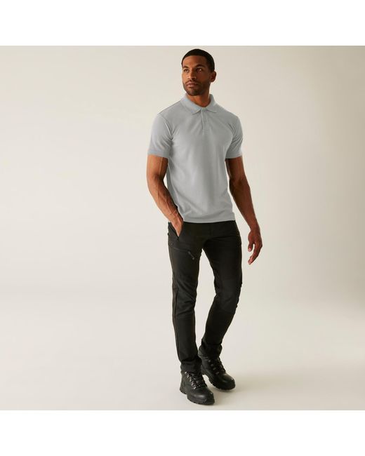Regatta Gray Pro 50/50 Pique Polo for men