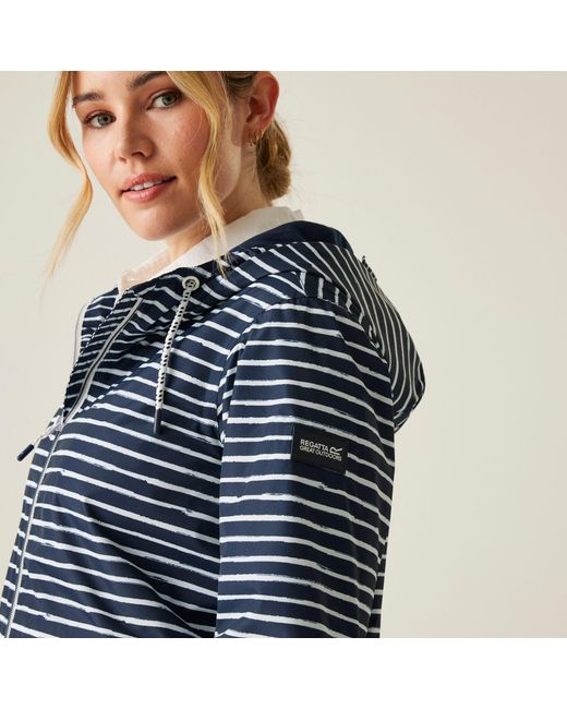 Regatta Blue Bayletta Ii Waterproof Breathable Recycled Waterproof Jacket
