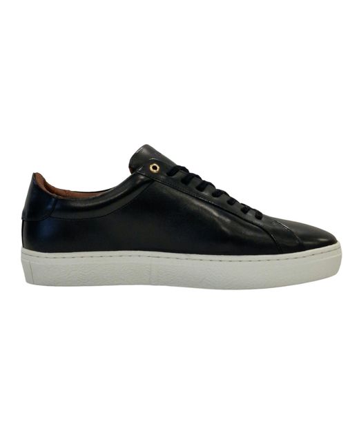 Firetrap Black Franck Low Trainers for men