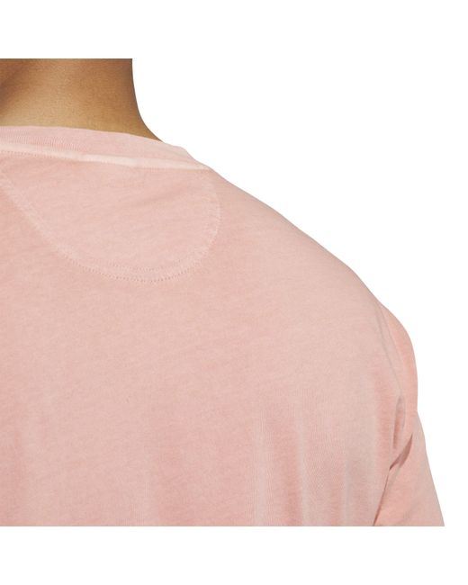 Adidas Originals Pink Dye Pocket T-Shirt for men