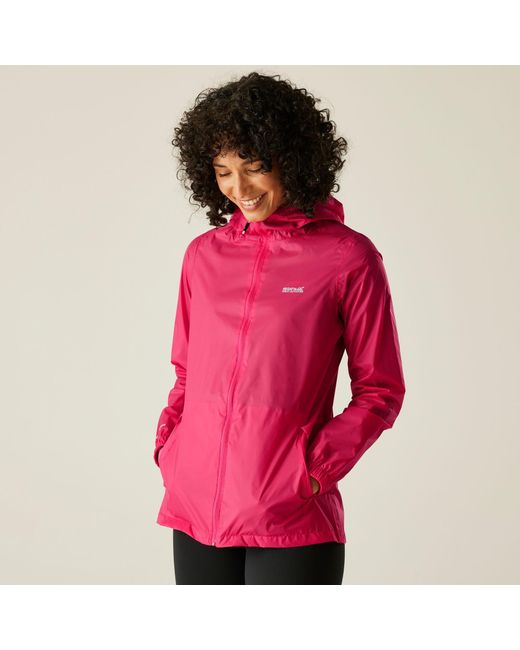 Regatta Red Pack It Iii Waterproof Jacket