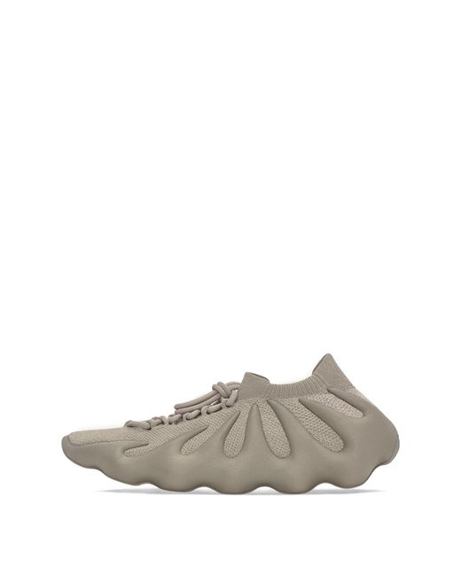 Yeezy Gray 450 Stone Flax Sock-Style Ankle Comfort Sneakers