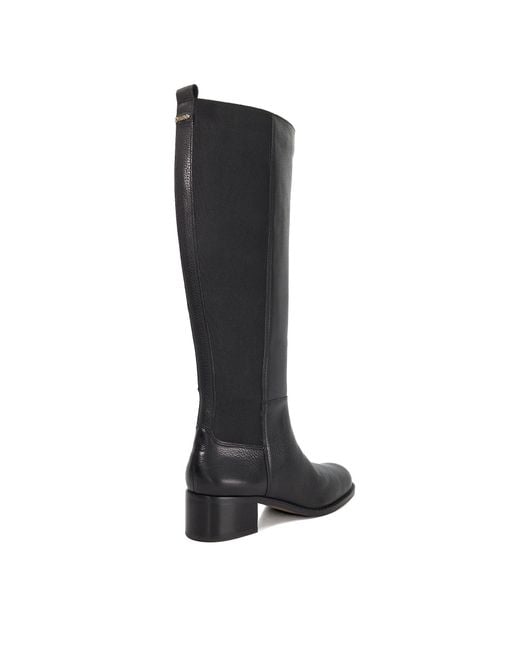 Dune Black Turner Knee High Boots