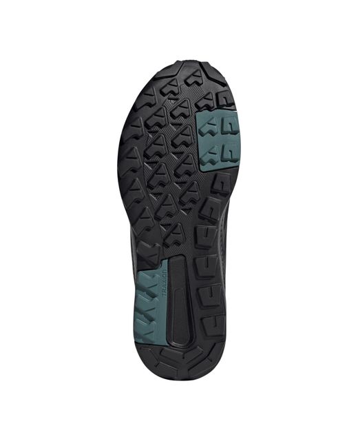 Adidas Brown Terrex Anylander Rain.Rdy Hiking Shoes for men