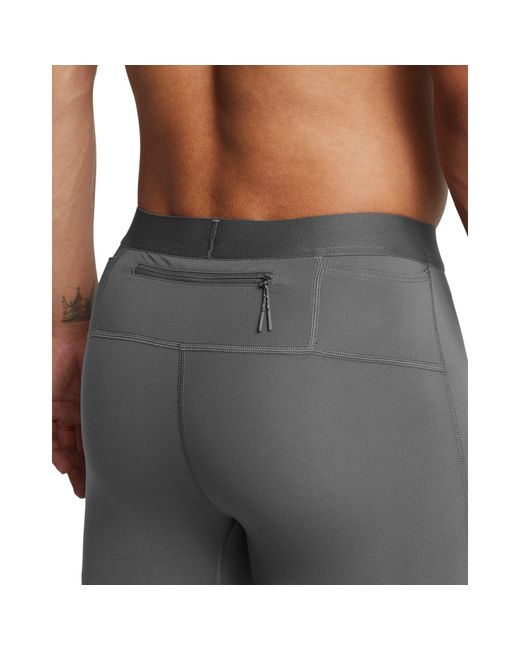 Under Armour Gray Launch Elite Performance Running Tight for men