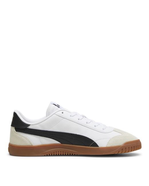 PUMA White Low-Top Trainers