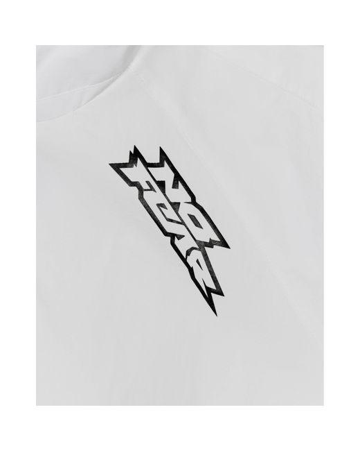 No Fear White Nylon Tracksuit Jacket for men